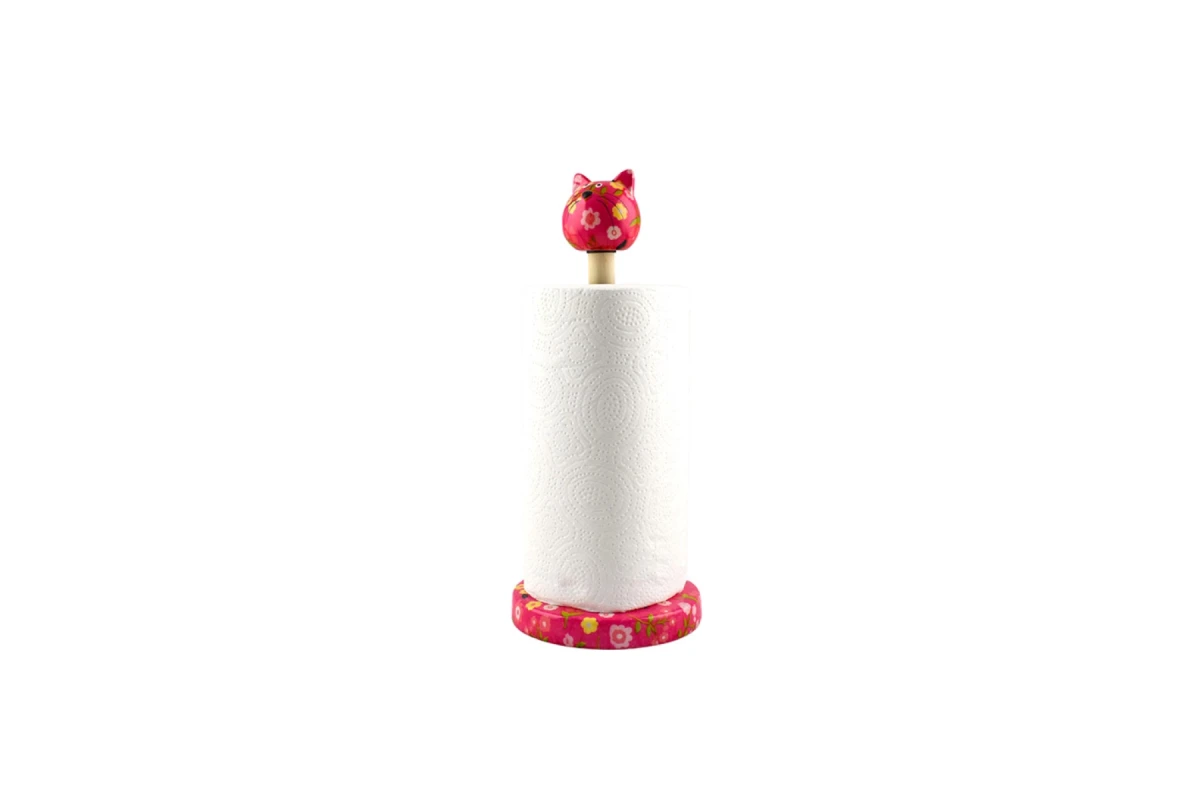 Caramel Pembe Kedi Havluluk