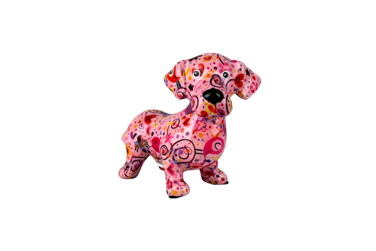 Dennis Sosis Toz Pembe Köpek Kumbara