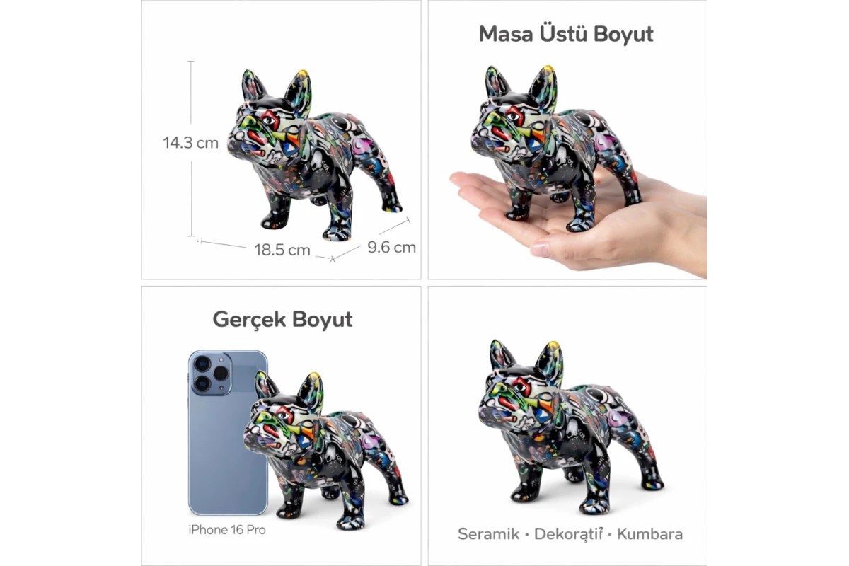 Jack Bulldog Siyah Kumbara